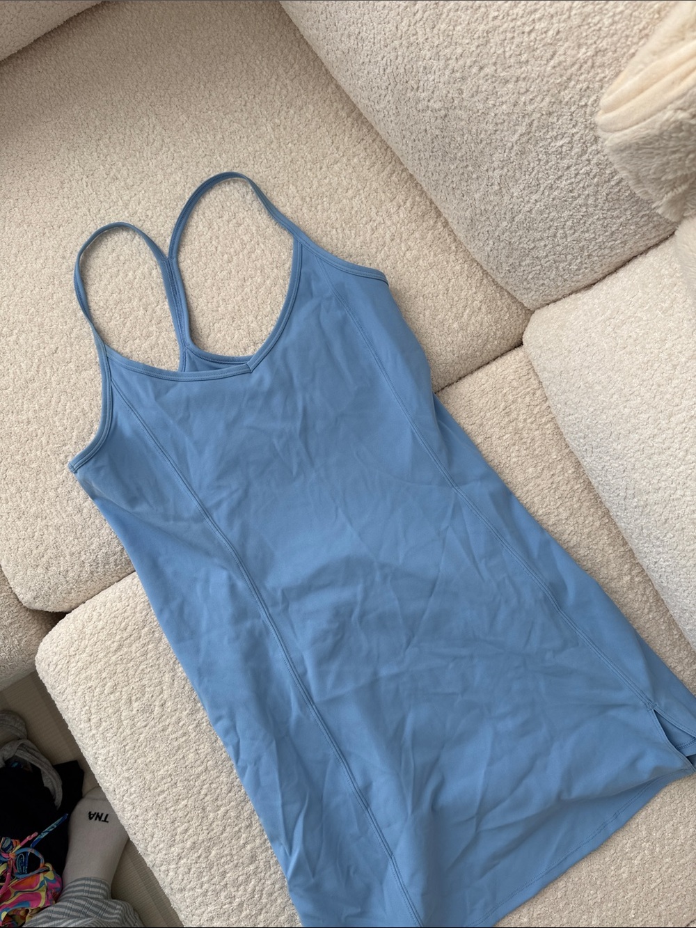 TNA Light Blue Racerback Camisole Dress